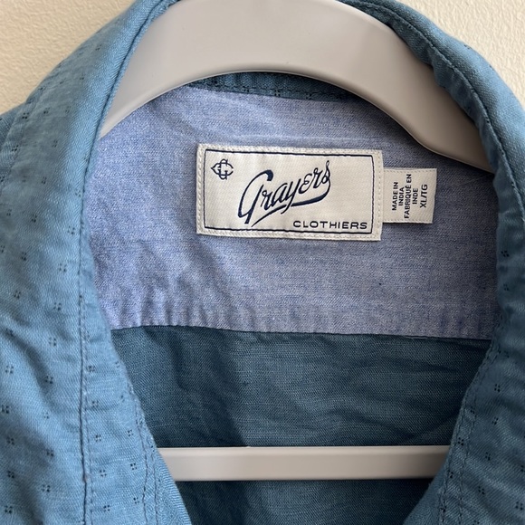 Men’s XL Grayers Clothiers LS Button Down - Picture 2 of 4